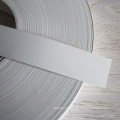 Factory Direct Proveedor blanco Cinta de bandas de borde liso White PVC